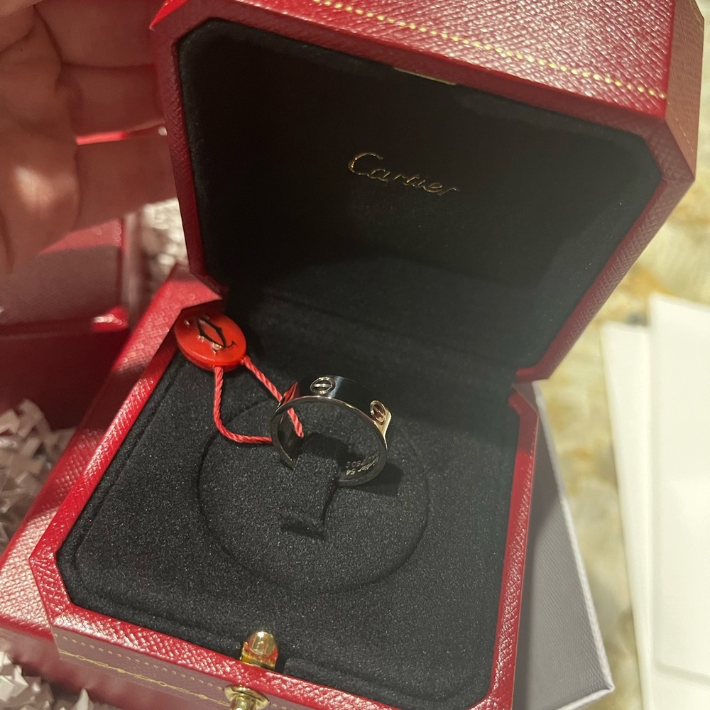 Cartier Silver Love Ring